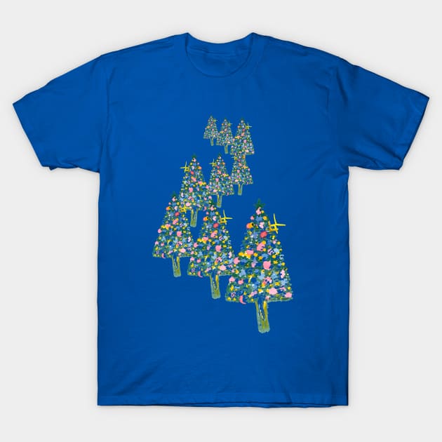 Christmas 2021 pine tree design T-Shirt by Earthy Planty